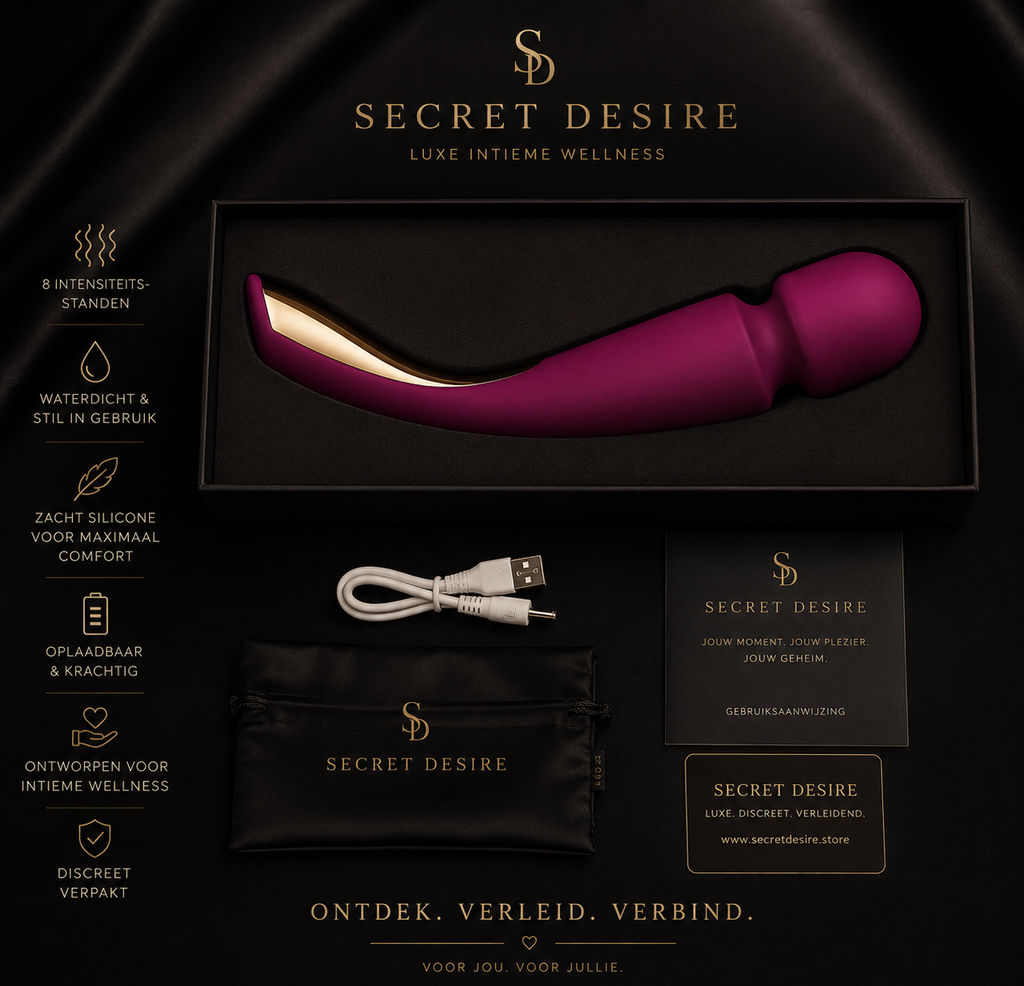 Secret Desire Luxe Vibrator – Oplaadbaar – Waterdicht – Premium Siliconen