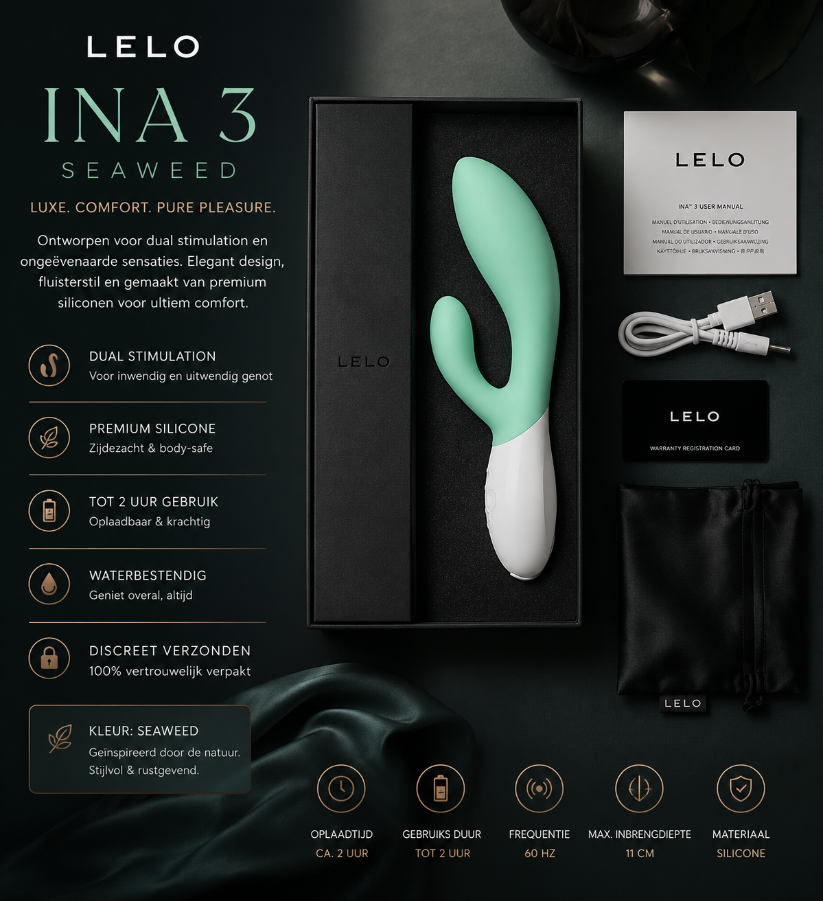 LELO – Luxe Dual Stimulation Vibrator